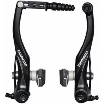 Тормоз v-br SHIMANO ALIVIO, T4000, передние, колодки S65T, черный